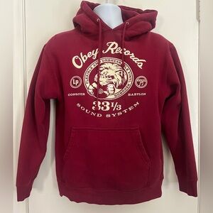 Obey Graphic hoodie size Small